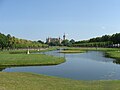 Schweriner Schloss am 04.07.09 / Blick vom Schlosspark