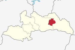 Vị trí của huyện Shinyanga Urban trong vùng Shinyanga