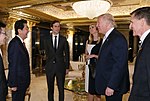 Jared Kushner vid ett möte mellan Donald Trump och Shinzo Abe i november 2016.