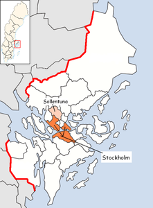 Sollentuna – Localizzazione