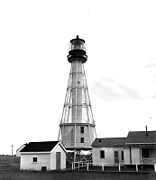 Undated U.S. Coast Guard photo, post-1899, of South Pass Light