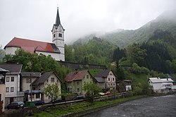 pogled na Spodnju Idriju