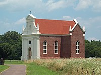 Catholic church at St Mary's City St Marys City Historic District Catholic Church Jul 09.JPG