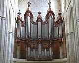 Organ in the Basilique Sainte-Marie-Madeleine in Saint-Maximin-la-Sainte-Baume