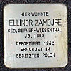 Stolperstein Am Weingarten 10 Zamojre Ellinor