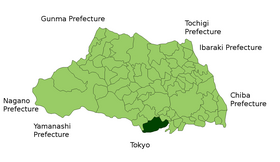 Localização de Tokorozawa