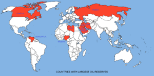 Countries with largest oil reserves