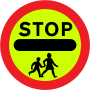 Miniatuur voor Bestand:UK traffic sign 605.2 (fluorescent).svg