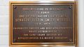 Dedication plaque to Senator Justin Smith Morrill