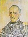 Portrait of the superintendent Trabuc in the Hospital Saint-Paul by Vincent van Gogh, 1889