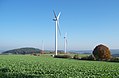 Windpark auf dem südöstlichen Ortsgebiet