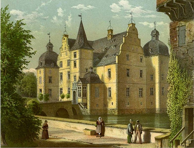 : Wasserschloss Haus Bodelschwingh Sammlung Duncker.jpg