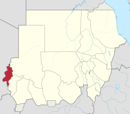 Kaart van West-Darfoer