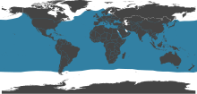 Světová distribuce Swordfish.svg