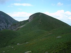 Глетка од врвот Пупуљак непосредно од запад