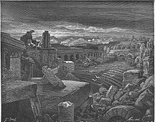 Engraving of Isaiah's vision concerning the destruction of Babylon by Gustave Dore 121.Isaiah's Vision of the Destruction of Babylon.jpg