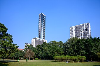 Kolkata skyline across the Maidan