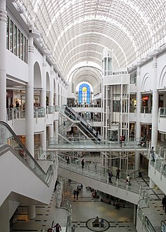 The interior of The Bentall Centre