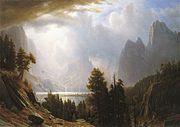 アルバート・ビアスタット Landscape, c. 1867-1869