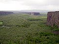 El cañón con Eyjan al fondo