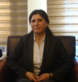 Asya Abdullah, coprésidente du PYD de 2010 à 2017.