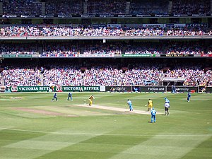Cricket is a popular team sport played at inte...