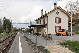 Järnvägsstationen i Faoug