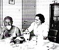 הרטה וקורט בובר, הוריו של שמשון, בירושלים 1937.