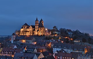 La ville de Vieux-Brisach, dominée par la collégiale Saint-Étienne (Bade-Wurtemberg). (définition réelle 5 408 × 3 445)