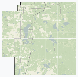 Boundaries of Buffalo Lake Settlement