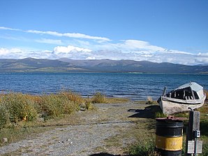 Blick auf den Kluane-See