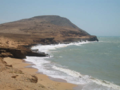 Cabo de la Vela, parte de el «desierto de La Guajira» en el Mar Caribe.