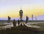 Caspar David Friedrich målning Livsåldrarna (1834).