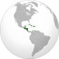 Central America and the Caribbean (orthographic projection).svg