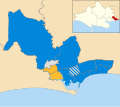 2007 results map