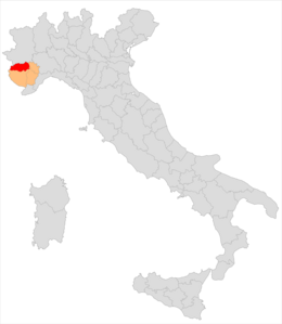 Circondario di Saluzzo – Localizzazione
