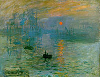 Claude Monet: Soleil levant, 1873