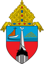 Coat of arms of the Diocese of Kalookan