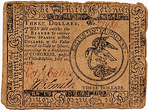 Continental Currency $3 banknote obverse (June 22, 1776).jpg