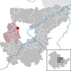 Розташування Даасдорф-ам-Берге