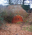 The abandoned tunnel on the old route of the canal