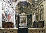 マルキオストロ礼拝堂の壁画と祭壇画『処女受胎』