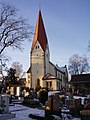 Evangelische St.-Bernhardt-Kirche mit Friedhof
