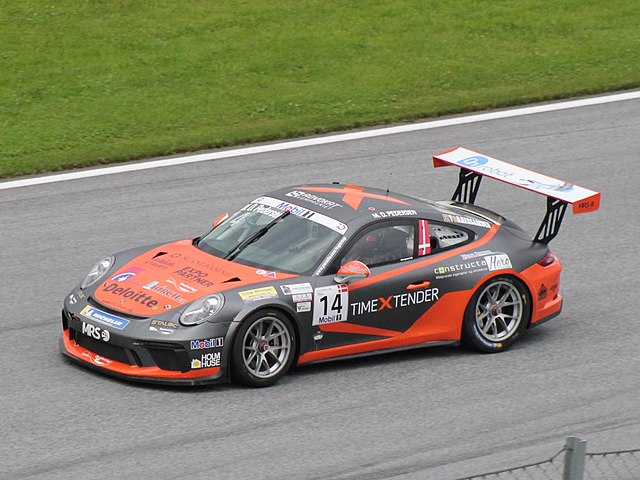 Description de l'image FIA Porsche Supercup Austria 2018 Nr. 14 Pedersen.jpg.