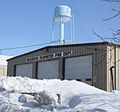 Fire station and water tower