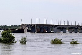 Затоплення на Херсонщині внаслідок підриву Каховської ГЕС
