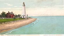 Открытка с маяком Форт Гратиот - Port Huron Michigan.jpg