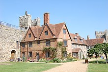 The 'Red House' at Framlingham Castle in Suffolk was founded as a workhouse in 1664. Framlingham Castle -poor house-6.jpg