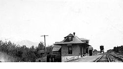 GTP Station at Dunster (1920s)