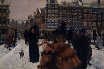 アムステルダムの風景(c.1897)